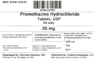 Promethazine HCl 25 mg (8744107001 Promethazine HCl 25 mg)